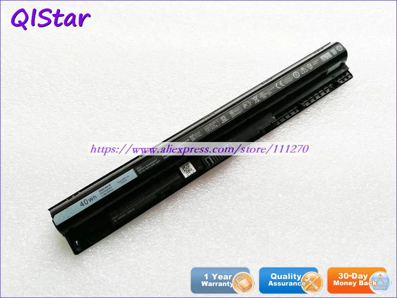 

QISTAR 14.8V 40Wh Genuine M5Y1K 0FJCY5 0VM3M8 K185W Laptop Battery For Dell Inspiron 15-5558 3451 3551 3558 Notebook computer