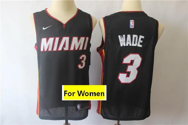 As photo Женский Молодежный детский бейсбольный мяч Майями Dwyane Wade Jimmy Butler трикотажные изделия - Цвет: As photo