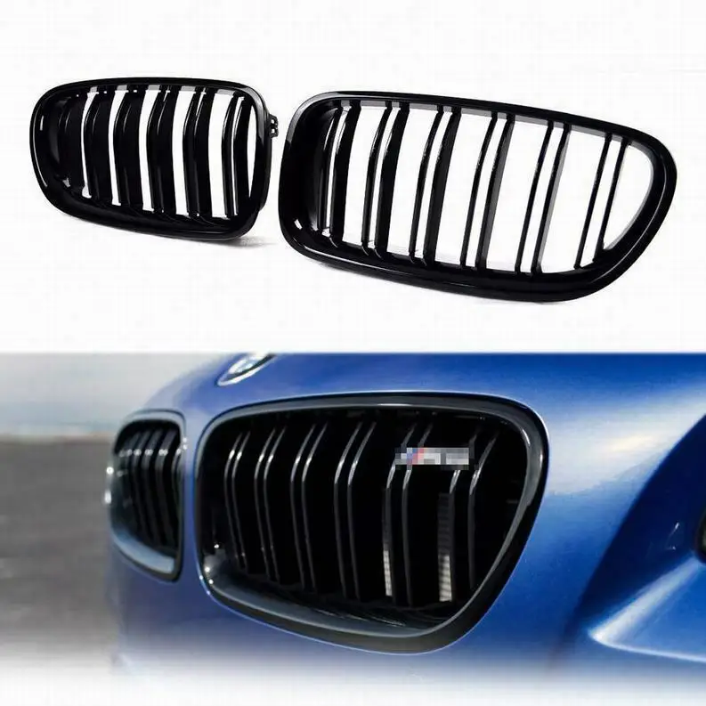 Gloss Black Front Kidney Grille Grill For BMW F10 528i 535i 550i 4D M5 2011-2016 | Автомобили и мотоциклы