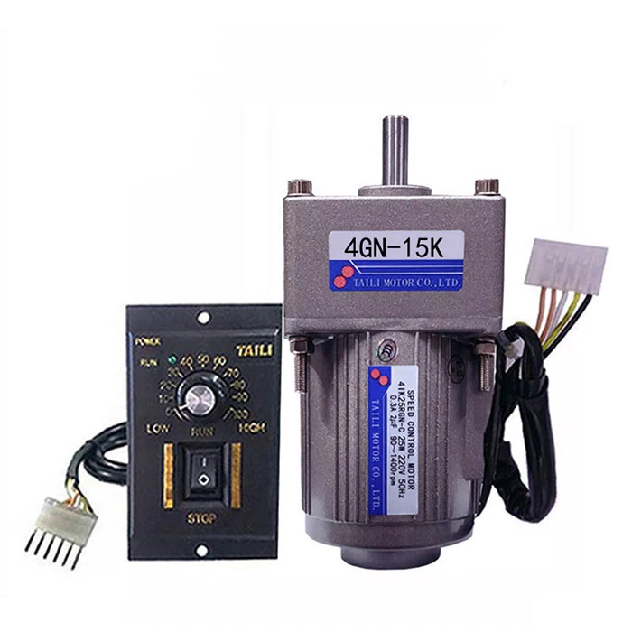 4IK25RGN 25W AC 220V gear reducer motor, forward and reverse, speed ratio 3K-180K, adjustable speed + speed controller