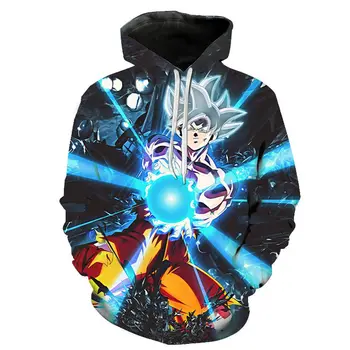 

2020 New Anime Dragon Ball Z Goku 3D Print Hoodies Sweatshirts Men Women Children Harajuku Streetwear Boy Girl Hoody Clothes