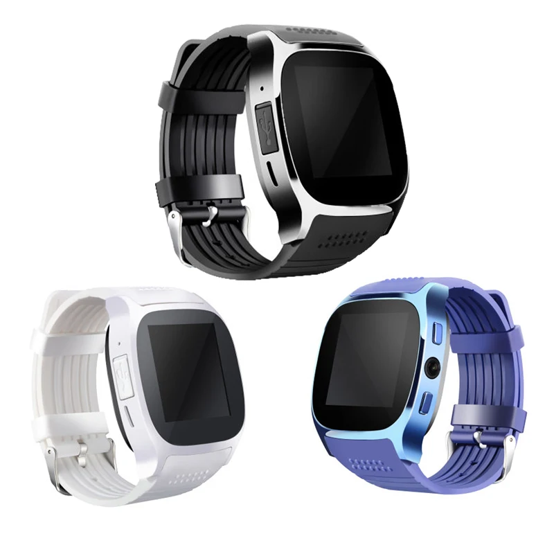 

T8 Sports Smart Watch Tracker Wear Bluetooth Pedometer Motherboard 60D Camera SIM FM Pedometer For Android iPhone
