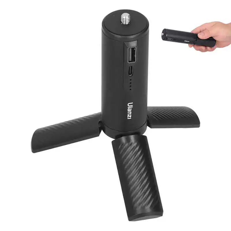 Мини-штатив внешний аккумулятор 5000 мАч штатив с ручкой для GoPro 10 9 7 8 DJI Pocket 2 осмо