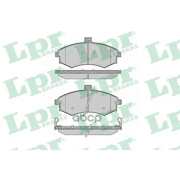 Колодки Тормозные Hyundai Elantra/Matrix 1.5-2.0 00- Передние Lpr 05p1374 Lpr арт. 05P1374