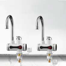 220 В безрезервуарный Электрический кухонный водонагреватель кран мгновенный горячий водонагреватель кран холодного нагрева