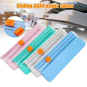 

A3A4 Paper Cutter Precision Sliding Paper Cutter Photo Card Craft Cutting Pad Ruler Guillotine FKU66