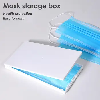 

1PC Portable Dustproof Disposable Face Mouth Mask Storage Box Holder Moisture-proof Half Face Mask Storage Case Container