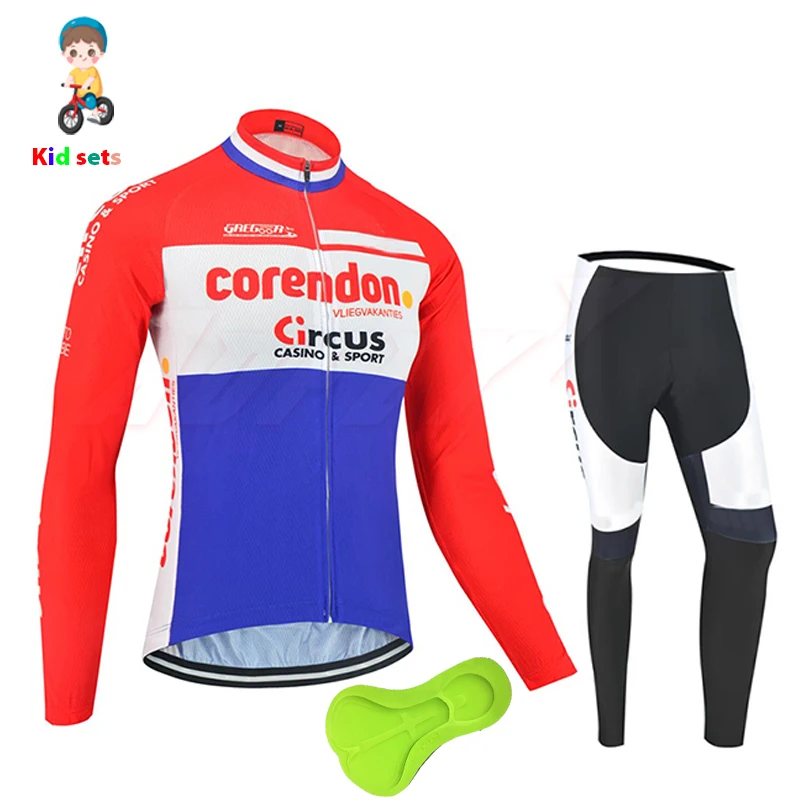 Corendon/Детские комплекты из Джерси для велоспорта Новинка 2020 года Командная