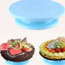 28 см Пластиковый Вращающийся поворотный стол для торта, креативная вращающаяся подставка для изготовления торта, платформа для украшения торта, верстак для домашней пекарни