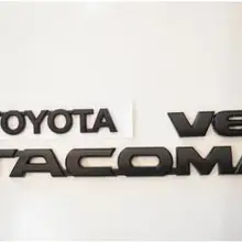 3 шт. для Марка Toyota Tacoma Tag Матовый Черный Крыло двери эмблема наклейка бейдж