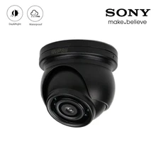 5mp/4mp/2 м 12 шт. Инфракрасные светодиоды IP66 черный металл Водонепроницаемый мини AHD купольные формы полусфера CCTV камера видеонаблюдения