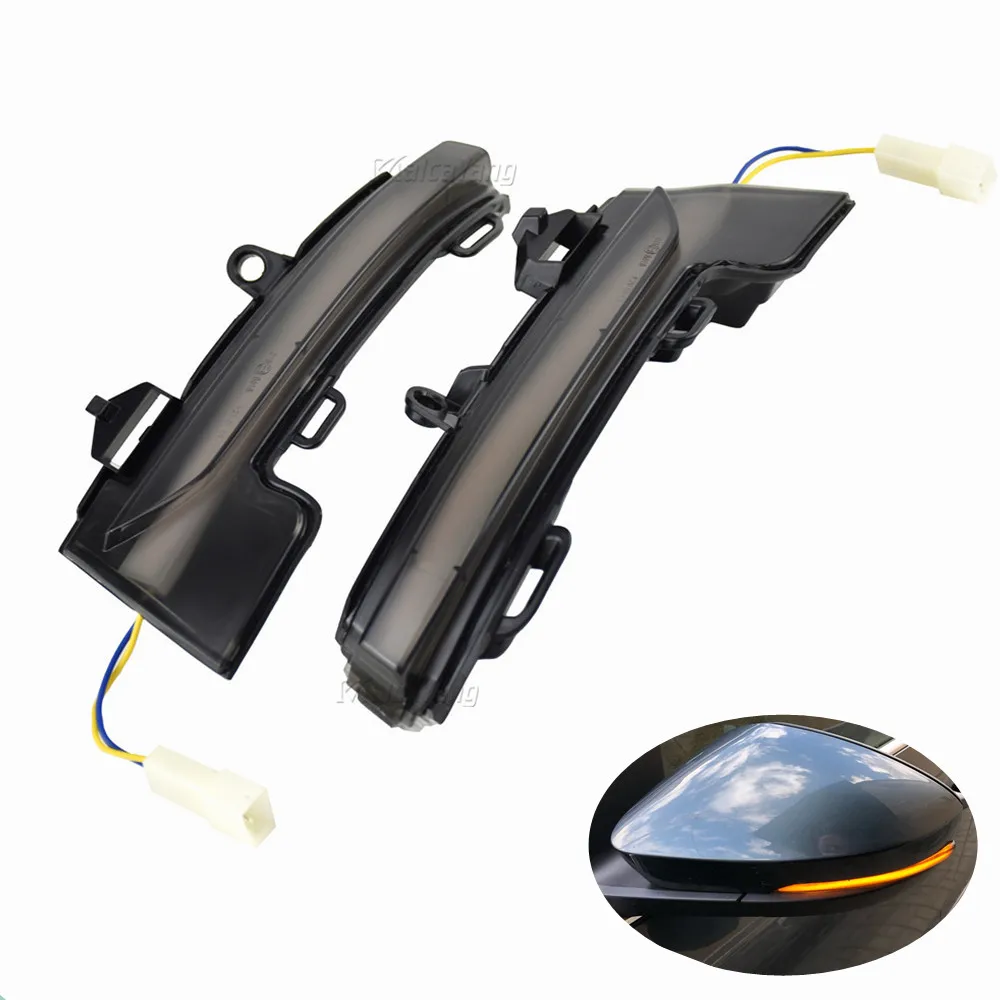 

Dynamic Flashing Blinker Turn Signal Sequential Side Mirror Indicator Light For Skoda Octavia Mk3 5E 2013-2019