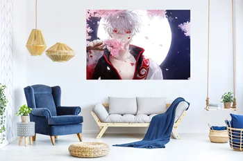 

[Self-Adhesive] 3D GinTama 806 Japan Anime Wall Stickers Mural Decal Wall Murals AJ WALLPAPER Belly