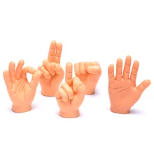 Desenhos animados engraçado dedo mãos e dedo pés definir criativo dedo brinquedos de brinquedos em torno do pequeno modelo de mão de halloween presente brinquedos