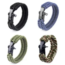 Походная веревка, Паракорд, походная, тактическая, для выживания, плетеная, для кемпинга, оборудование, спасательный зонтик, веревка, Открытый браслет, парашютный шнур