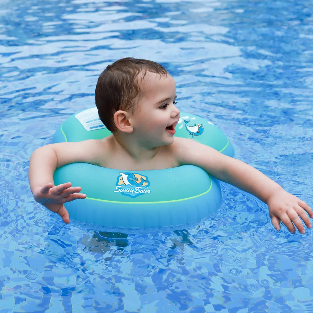 

SWIMBOBO Inflatable Underarm Swimming Float Safety Pool Accessories Circle for Bathing Double Raft Rings Toy Suitable For 5-16KG