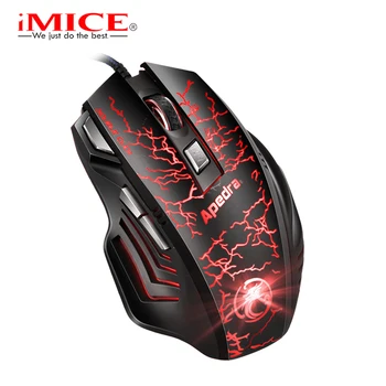 

iMICE New Wired Mouse USB Optical Mouse 7 Button A7 3200DPI Computer Pc Mouse For Office Computers and Laptops