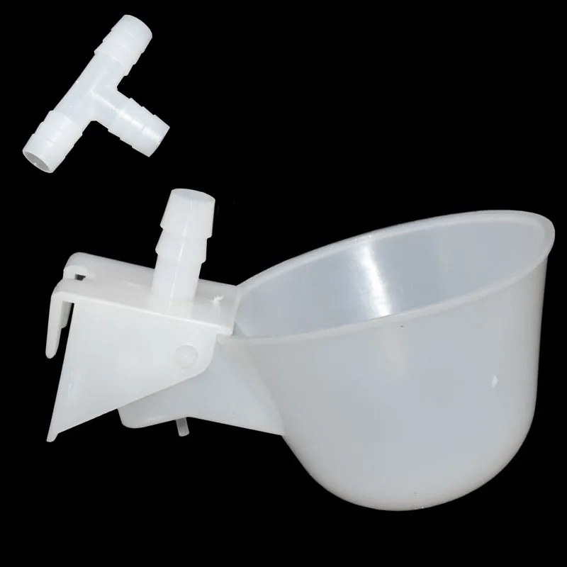 Bird Water Drinker 10 Pcs Pigeon Water Drinking Bowl Automatic Bird Chicken Coop Feed Poultry Drinker Water Drinking Cups Quail Waterer Animal Feed