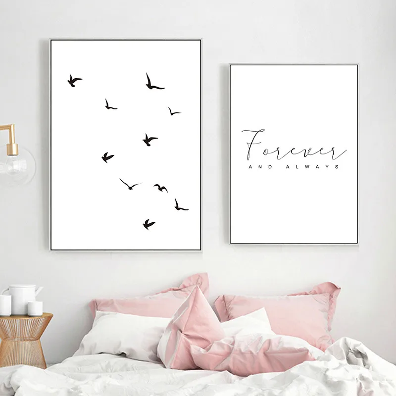 Minimalist-Abstract-Flying-Bird-Canvas-Poster-Black-And-White-Quotes-Print-Wall-Art-Painting-Pictures-Modern (2)