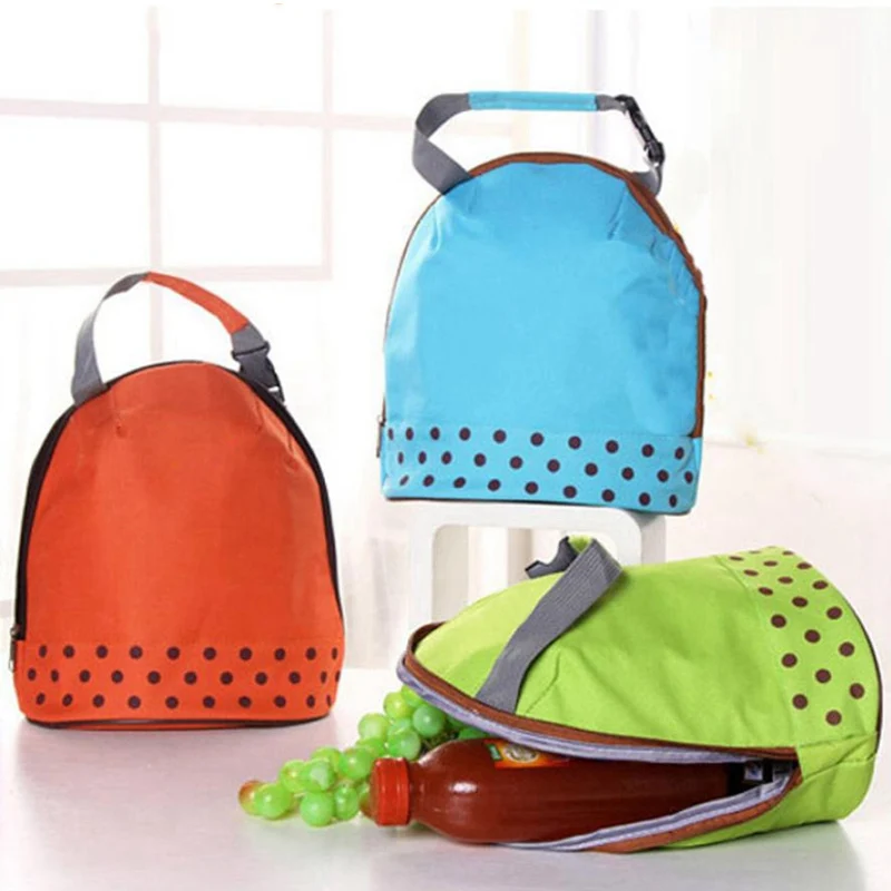 

Thermal Insulated Lunch Bag Wave Point Picnic Office Supplies Portable