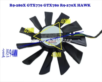 

Laptop Silent Graphics Card Fan For MSI R9-280X GTX770 GTX780 R9-270X HAWK New