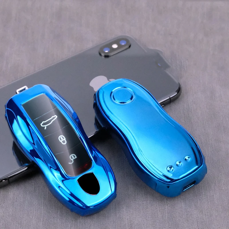 

TPU Car Auto Remote Key Case Shell for Porsche ParraMela Cayenne Macan Car Key Cover Car Accessories Styling