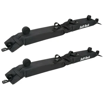 

2pcs Multifunction Universal Car Luggage Rack Travel Heavy Duty Cargo Carrier With Storage Bag Fixed Roof Top Exterior Foldable