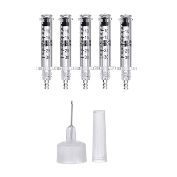 

100pc 0.3ml Disposable Ampoule Head Syringe Individual Package for Hyaluronic Acid Pen Atomizer Water Syringe Anti-aging Wrinkle