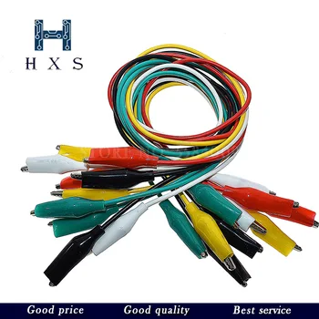 

10pcs Alligator Clips Electrical DIY Test Leads Alligator Double-ended Crocodile Clips Roach Clip Test Jumper Wire
