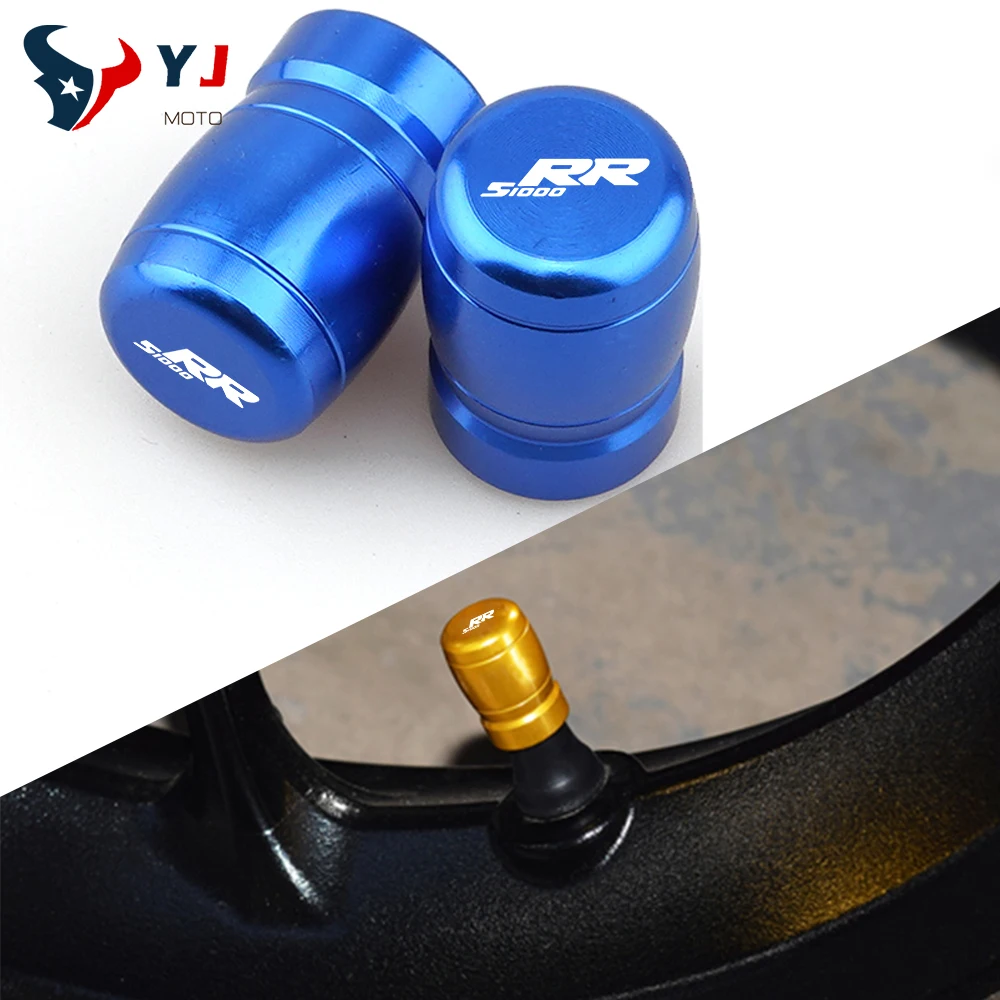 

For BMW S1000RR S1000 RR All Years Motorcycle CNC Aluminum Accessorie Wheel Tire Valve Stem Cap Airtight Cover With Logo S1000RR