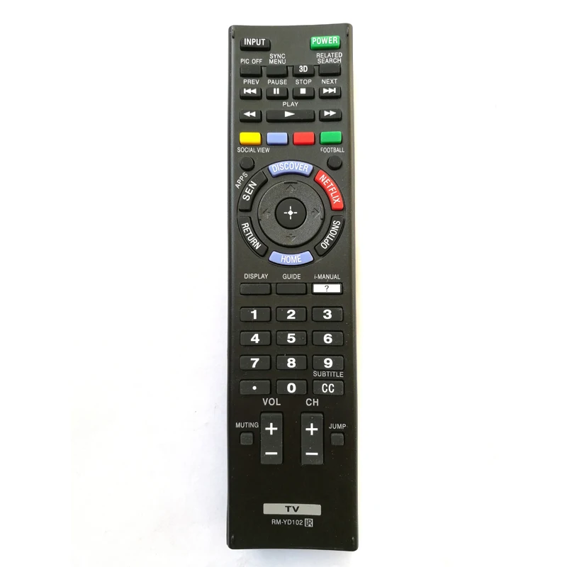 Новый RM-YD102 запасной пульт дистанционного Управление для SONY Smart TV XBR49X850B KDL50W790B