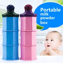 Портативный контейнер для хранения детского питания, бутылочка для грудного вскармливания, бутылочка для сухого молока, 3 сетки, практичная коробка для эфирных зерен, оригинальная коробка