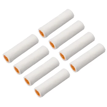 

uxcell Paint Roller Cover 9 Inch Cotton Brush for Wall Doors Edging and Line Striping Painting on small areas Treatment 8pcs