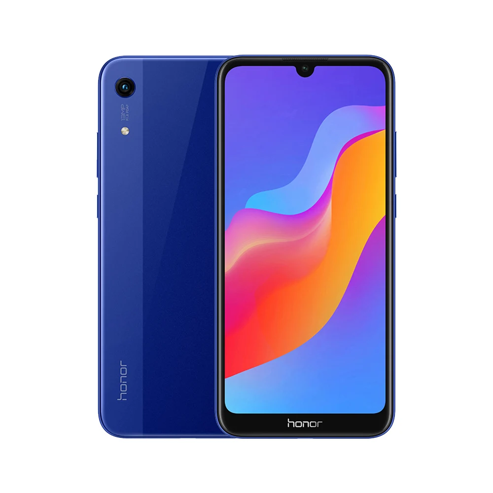 Смартфон huawei HONOR 8A с глобальной прошивкой, Android 9,0, 6,09 дюймов, MT6765, четыре ядра, разблокировка лица, 3020 мА/ч, 3 слота, сотовый телефон