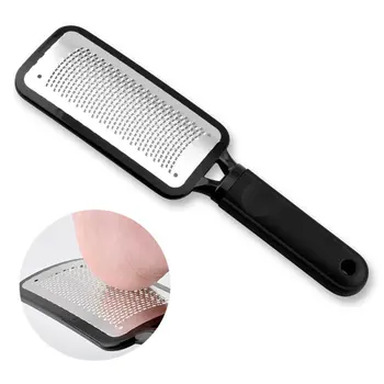 

Pedicure Foot File Callus Remover Stainless Steel Foot Scraper Portable Rasp Colossal Foot Grater Scrubber Pro for Wet Dry Feet