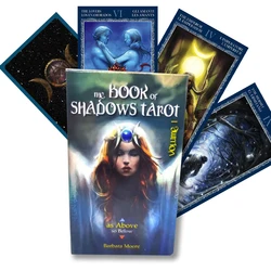 Livre des ombres Tarot, 78 cartes, Taro Wayta, pour jeux à la maison, cartes à jouer, Oracle Deck, version anglaise avec Guide PDF 