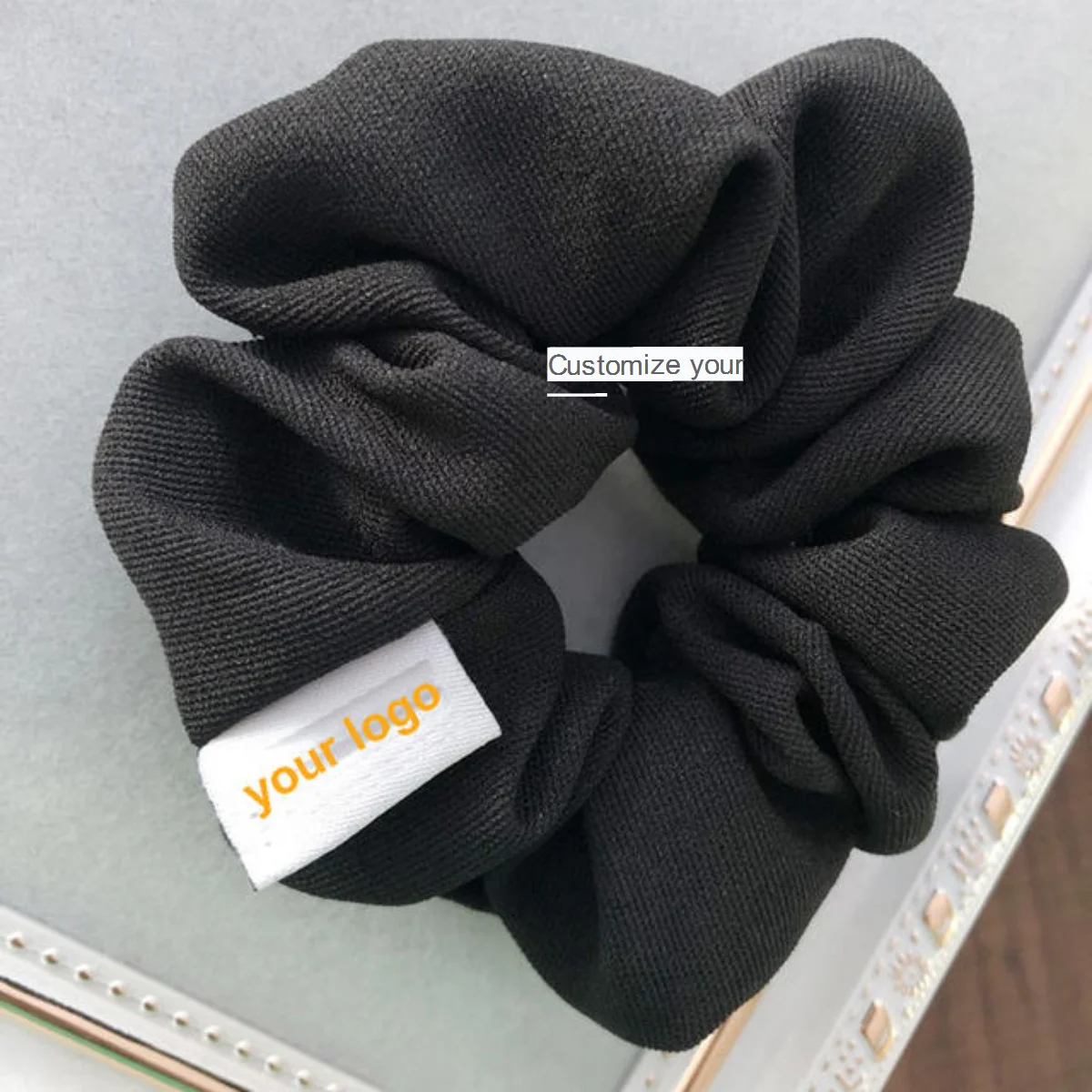 Download Your Logo Company Name And Colors All Customizable Custom Company Branded Scrunchie Hair Tie Hair Accessories Accessories Bgc Sedahotels Com