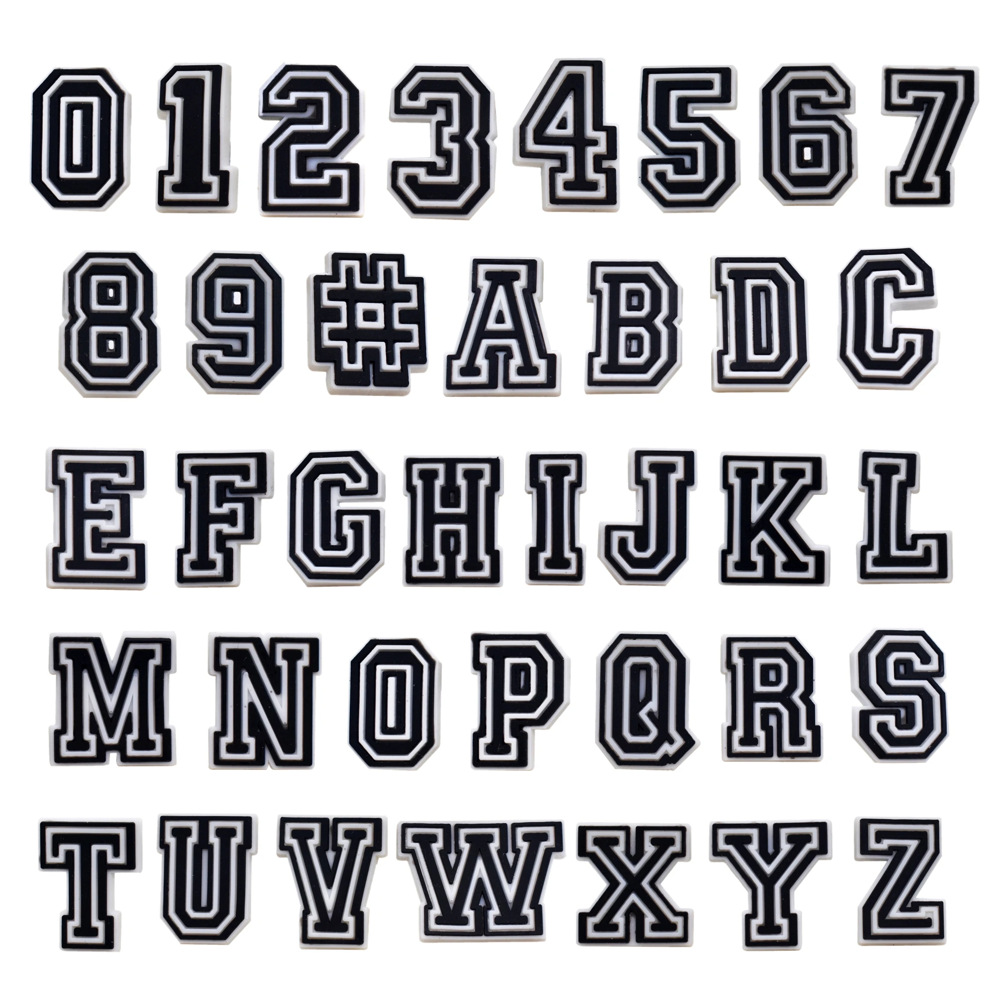 Letter Icon Shoes Charms Name DIY Hole Slipper Accessories Decor Alphabet Buckles Kids Gifts 1PCS shoe charms shoe decorations shoelace buckles