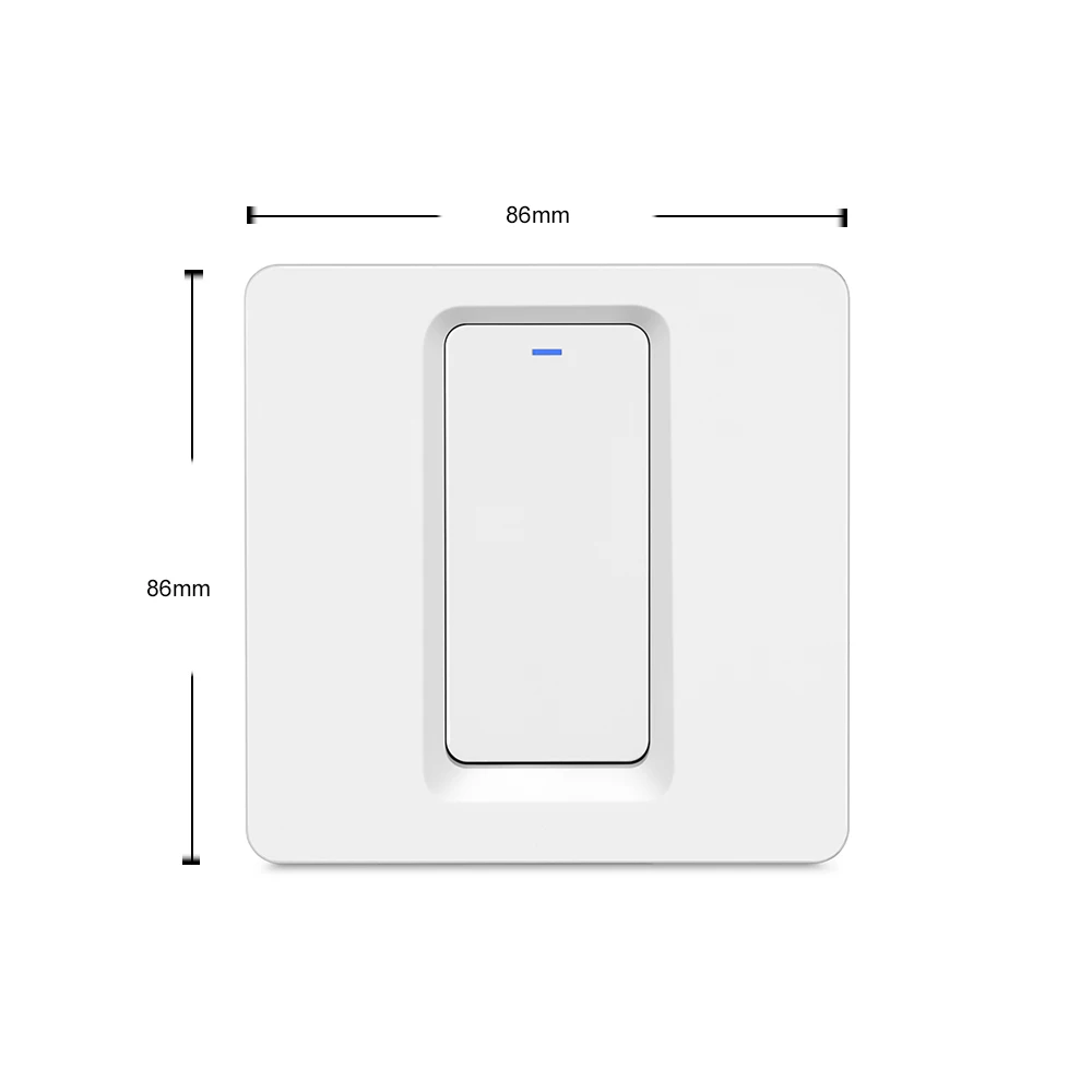 Переключатель Wi-Fi 1/2/3 светильник переключатель Многофункциональный Alexa/Google Home голосовое Управление дистанционного Управление дома времени с помощью приложения на телефоне переключатель - Цвет: DS-112-1