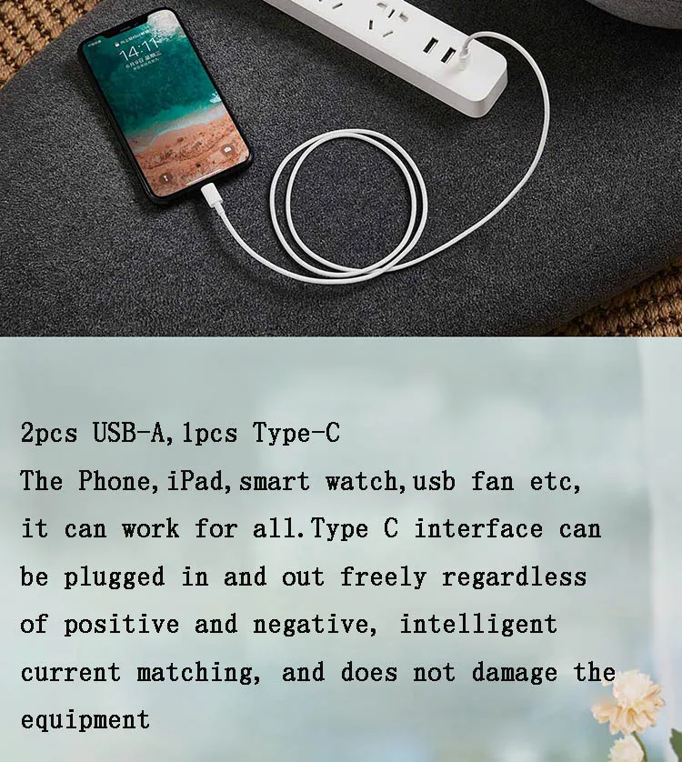 NEW Xiaomi Mi Mijia QC3.0 20W Fast Charging Power Strip 2A1C + 3 Sockets Standard Plug Interface Extension Lead 1.8m Удлинитель