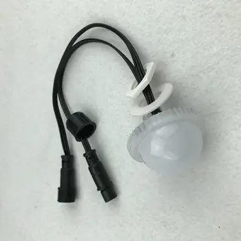 

Addressable 45mm led pixel light;12 leds 5050;DC12V;2.16W;IP65;UCS2903 IC;frosted cover;with 20cm long 3 core xConnect pigtails