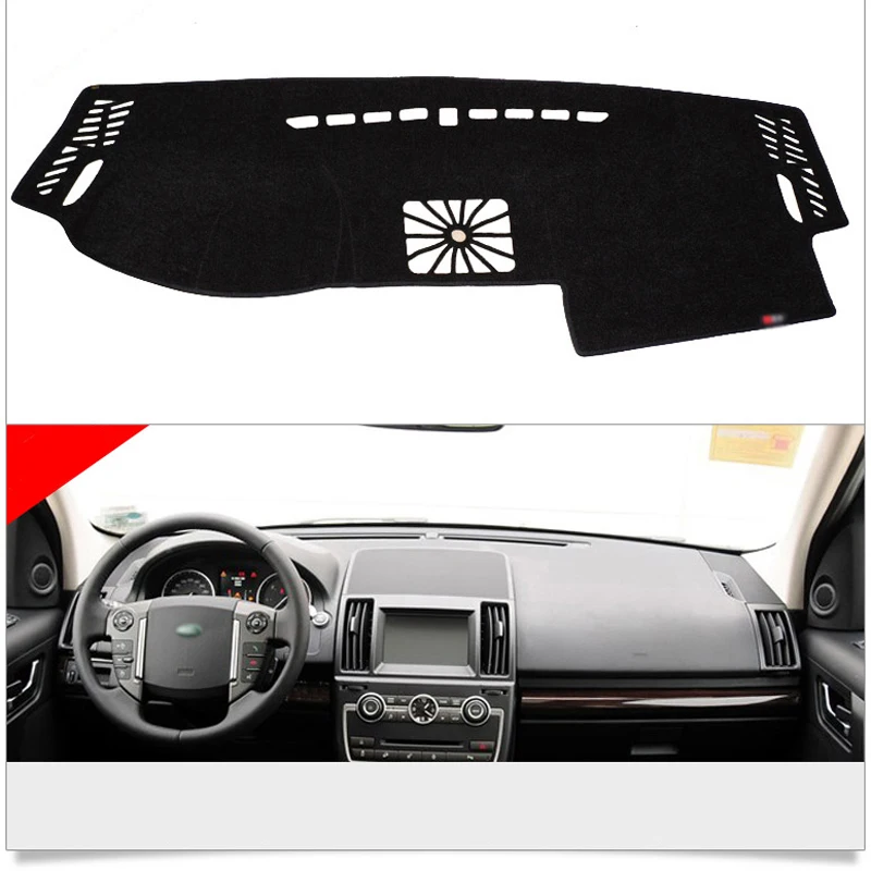 

Interior Dashboard Carpet Photophobism Protective Pad Mat For Land Rover Freelander 2