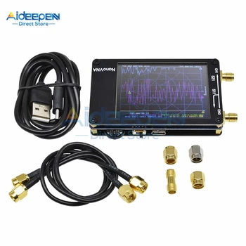

1 Set 2.8" 2.8 inch LCD NanoVNA Vector Network Analyzer DIY Kit 50KHz-900MHz MF HF VHF UHF Antenna Analyzer Suit Built-in Batter