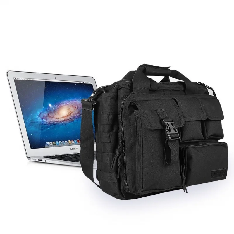 Pro-многофункциональная Мужская Военная уличная нейлоновая сумка через плечо сумка портфель достаточно большой для 1" ноутбука/sony/Canon