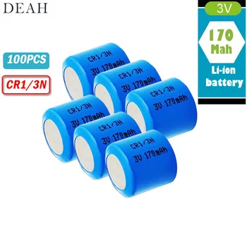

100PCS/lot CR1/3N DL1/3N 3V primary Lithium battery DL1/3N CR1/3 1/3N CR13N 13N CR13 for Camera Locator Button Li-ion batteries