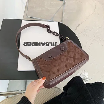 

Brand Original Design Stone Underarm Bag 2020 New Autumn And Winter Shoulder Bag Joker Messenger Bag