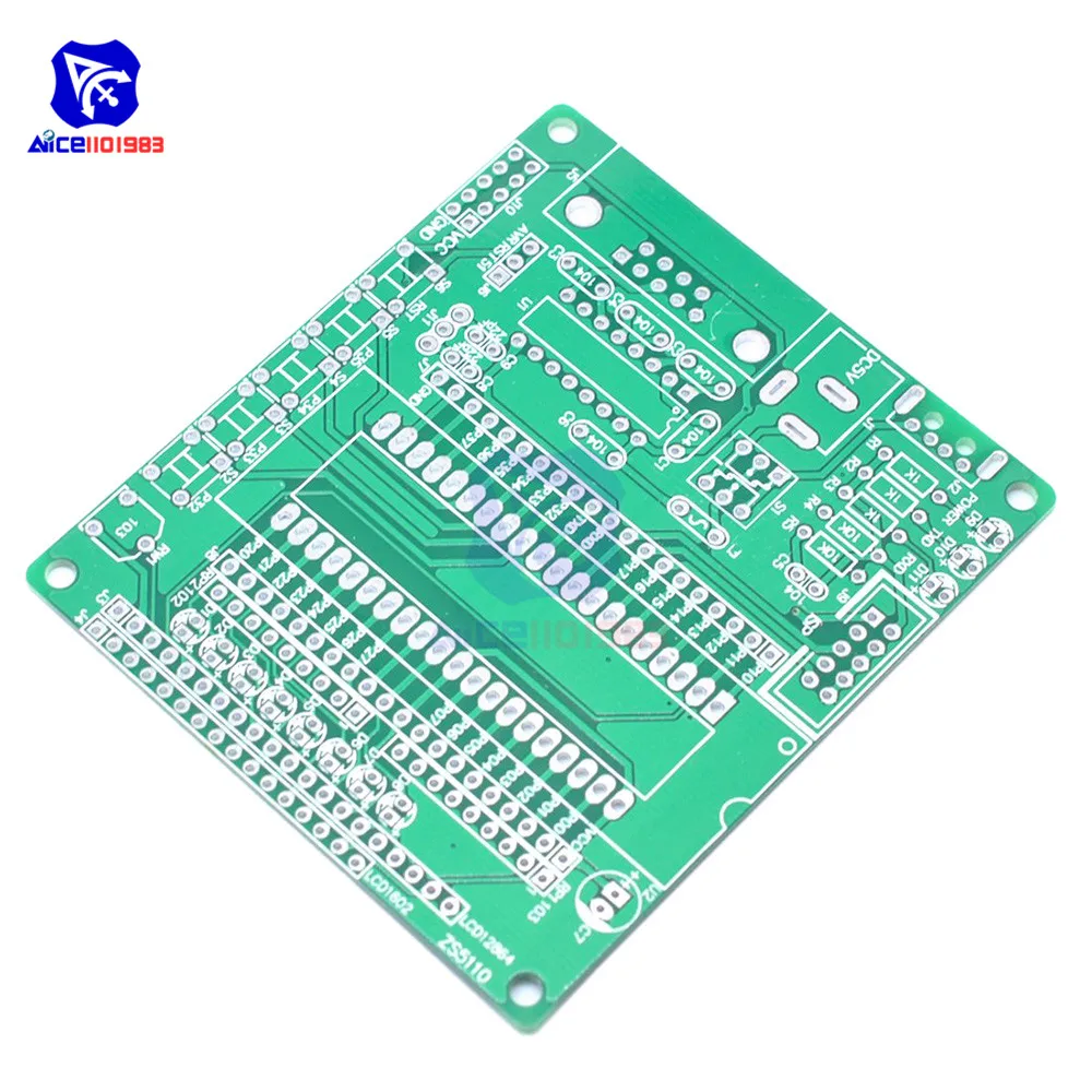 diymore C51 AVR MCU Development Board DIY Kit Learning Board Components Self-recovery Fuse 51 Series Microcontroller ATmega16 diymore C51 AVR MCU Development Board DIY Kit Learning Board Components Self-recovery Fuse 51 Series Microcontroller ATmega16