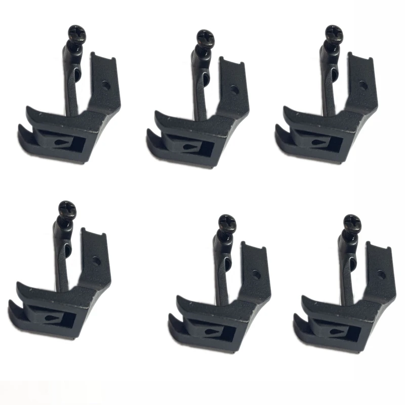 For 8B/341/8243/2603 High Car Bilateral Flat Presser Foot 10796/10795 Double Side with Foot Presser Foot Black