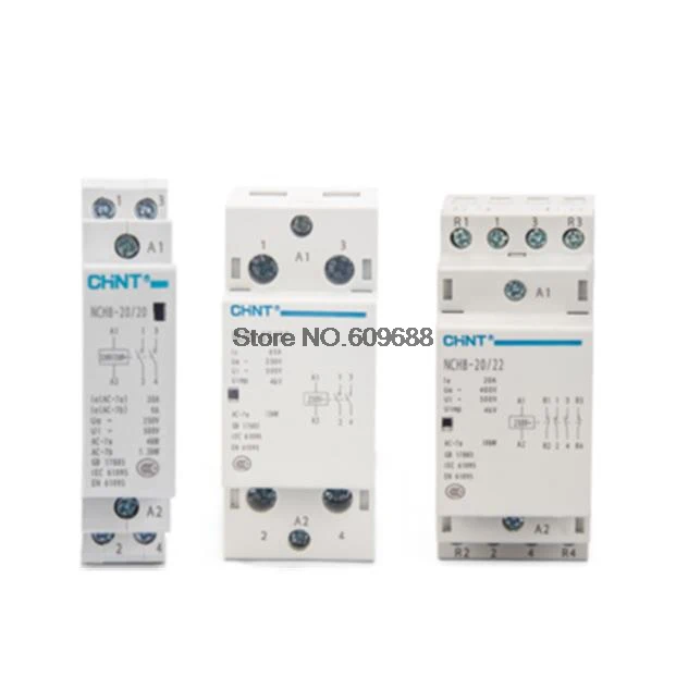 CHNT NCH8 Modulus of household AC Mini Contactor Hotell Switch NCH8-63/20 NCH8-25/20 NCH8-25/11 NCH8-40/20 NCH8-40/11 | Обустройство