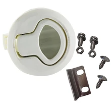 Новая защелка люка Круглый Потяните защелку флеш Потяните For1/4 дверь лодка палубный люк RV ящики шкафа яхты